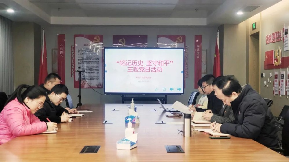 【黨建園地】鄭投產(chǎn)業(yè)園黨支部組織開展“銘記歷史 堅(jiān)守和平”主題黨日活動